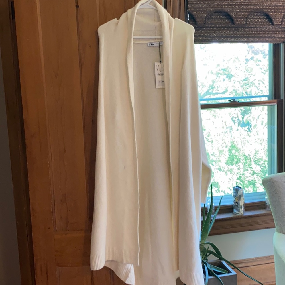 Zara long knit sweater